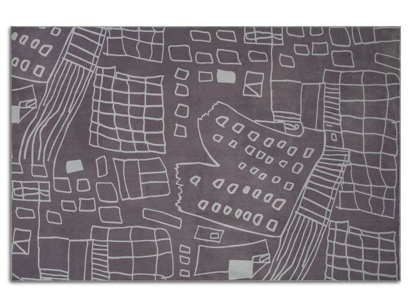 Ковер Тут Рядом Неожиданно Графитовый 120x180