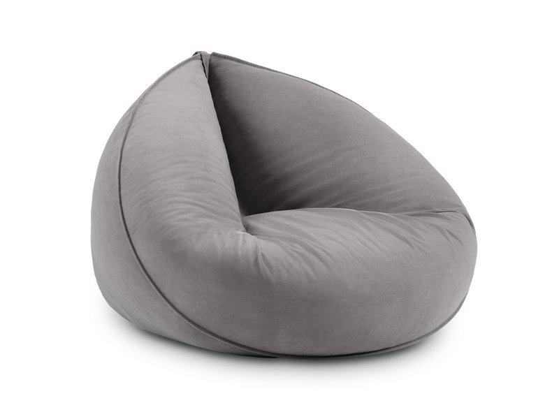 Кресло Тут Рядом Мечта Велюр Светло-серый