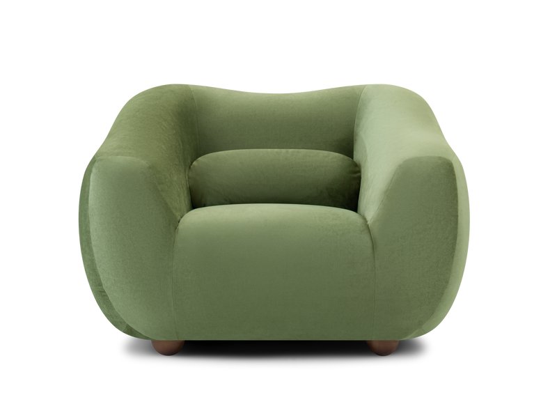 Кресло Тут Рядом Дом Велюр Оливковый