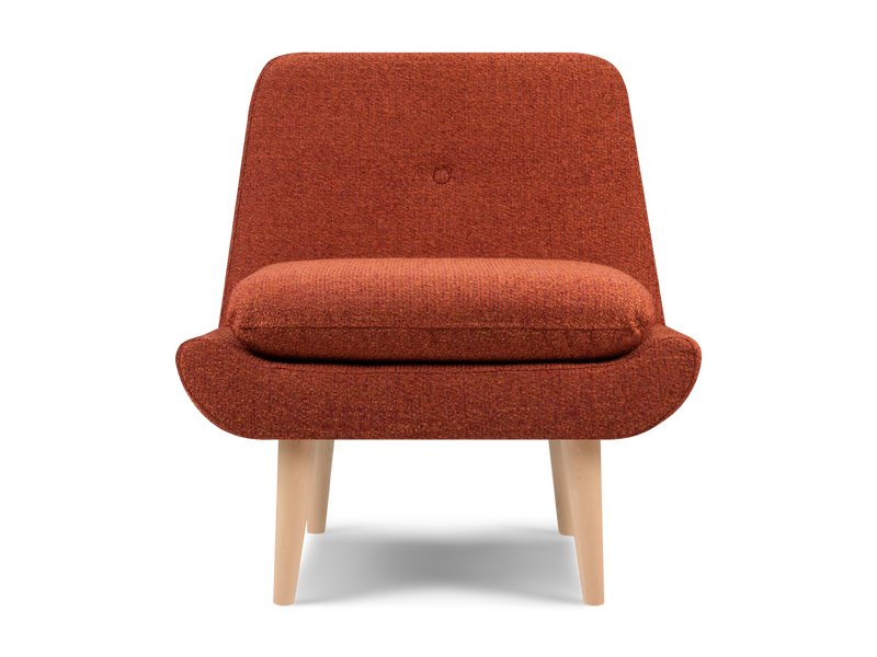 Кресло Винси Рогожка Терракотовый