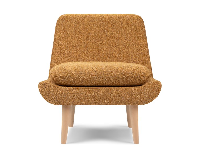 Кресло Винси Рогожка Желтый