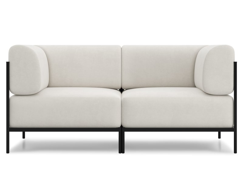 Диван модульный Нолан 1 Шенилл Белый