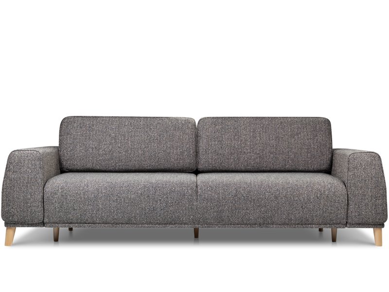 Диван прямой Ларонсо Рогожка Графитовый