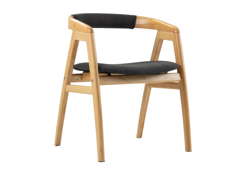 Стул Майлс Рогожка Графитовый/Натуральный