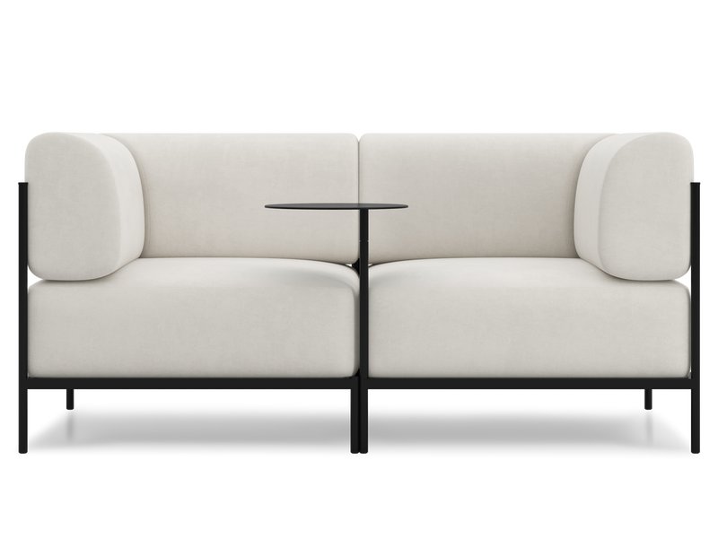 Диван модульный Нолан 2 Шенилл Белый