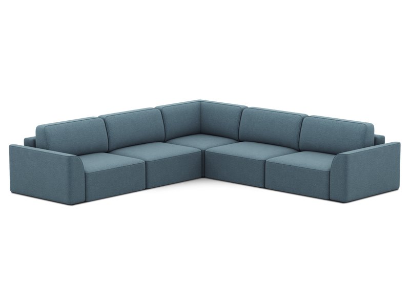 Диван модульный Спейс-М 4 Шенилл Синий