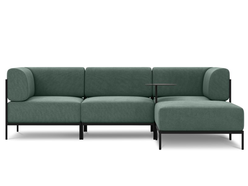 Диван модульный Нолан 4 Шенилл Зелёный