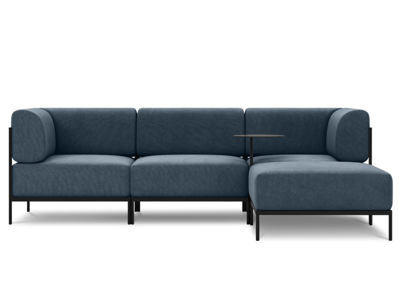 Диван модульный Нолан 4 Шенилл Синий
